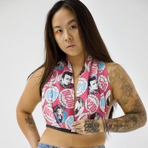 vtg 90210 DYLAN MCKAY halter top